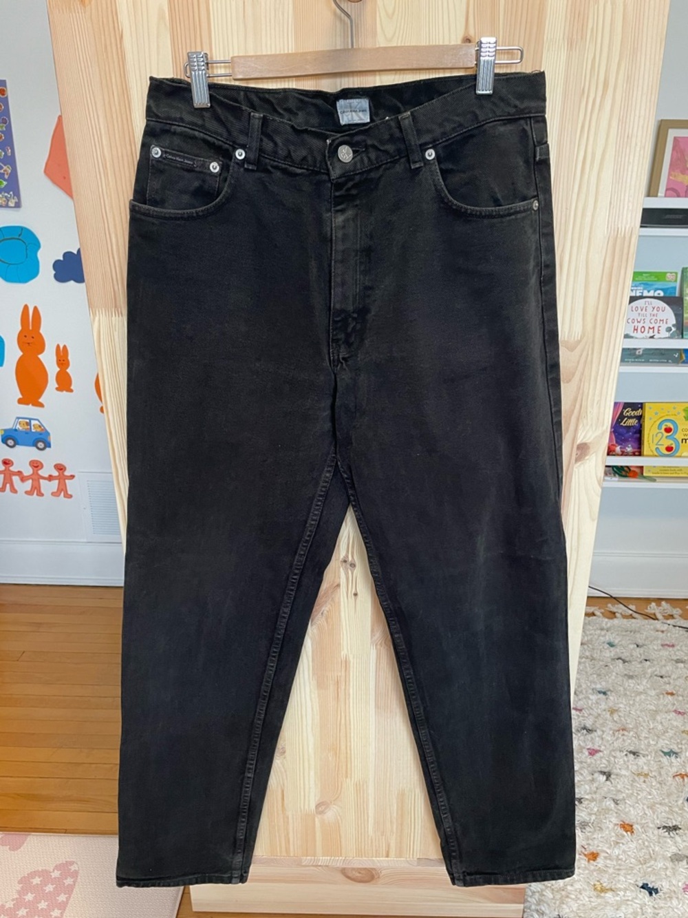 Vintage Calvin Klein black jeans